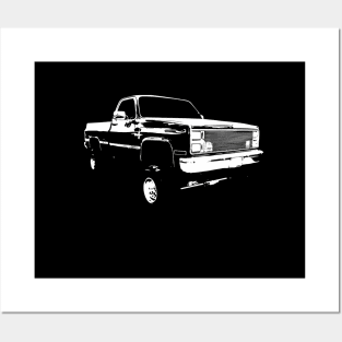 Squarebody Square Body Truck Posters and Art
